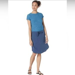 NWT Royal Robbins Bergen Skirt Navy Blue Medium